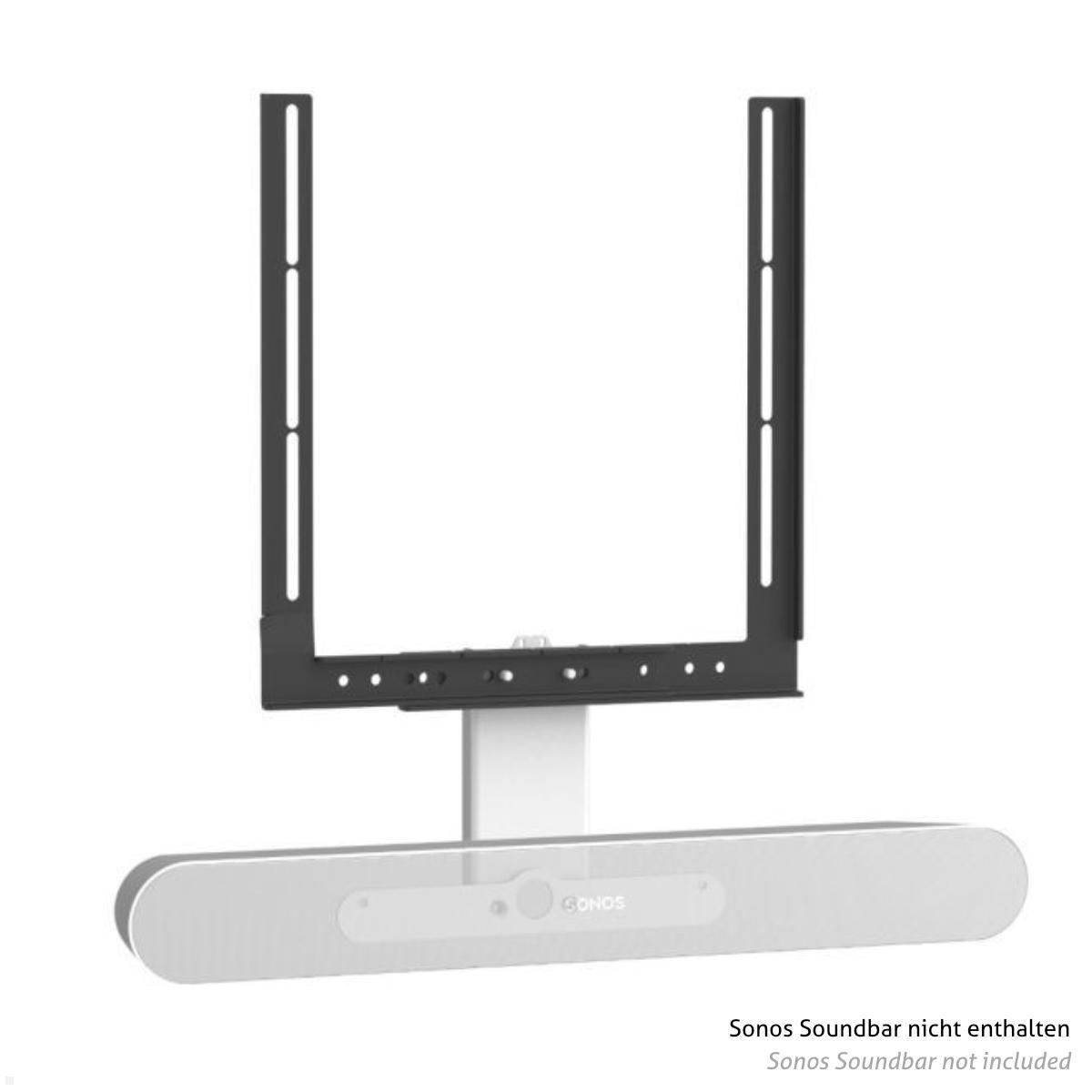 Cavus VESA Halterung für Sonos Ray Soundbar, weiß (CFSRAYW), Anwendungsbeispiel Cavus VESA Halterung für Sonos Ray Soundbar, weiß (CFSRAYW), Anwendungsbeispiel