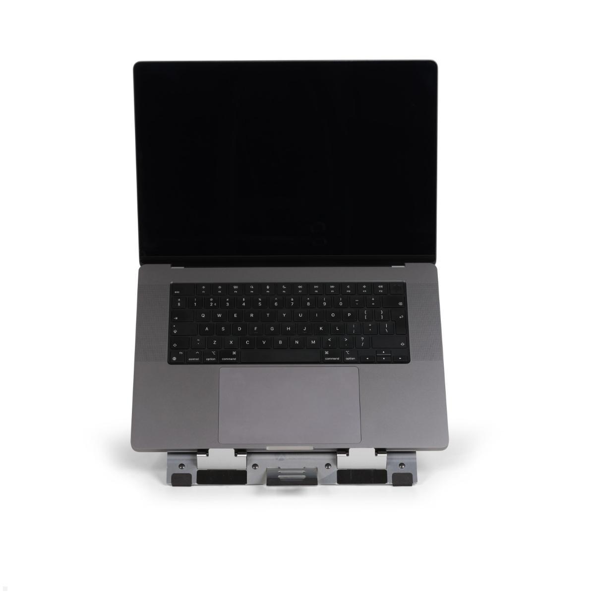 BakkerElkhuizen Laptopständer FlexTop 270, höhenverstellbar (BNEFT270), Abbildung inkl. Laptop