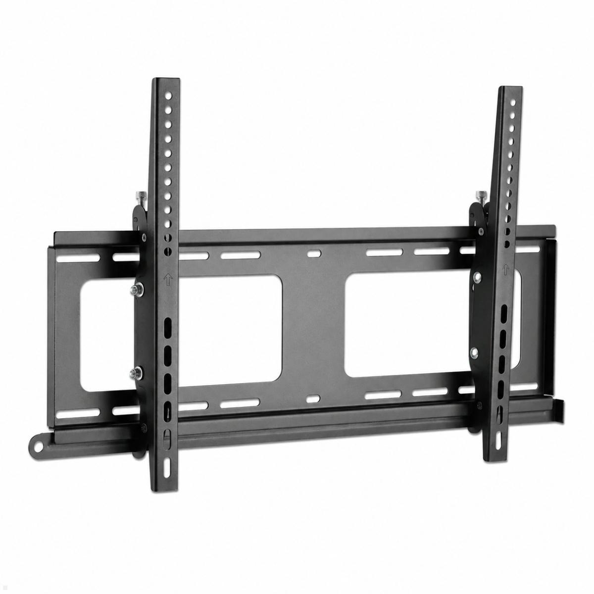 MonLines MWH036B flache Outdoor TV Wandhalterung 37-86 Zoll, diebstahlsicher – Rückseite & Wandmontage