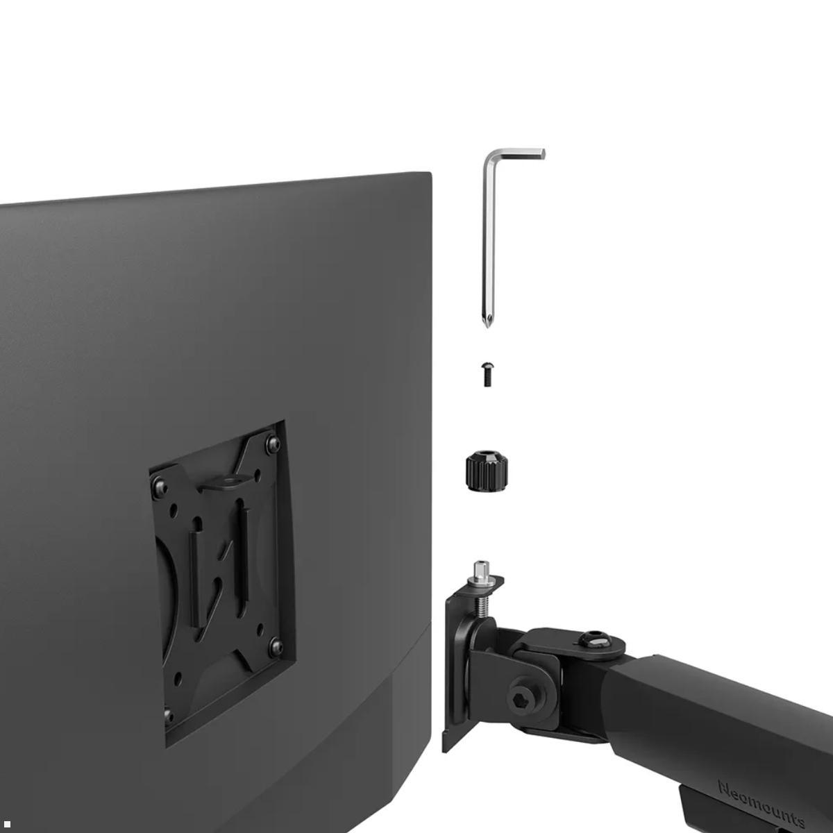 Neomounts NERO DS60-600BL2 Monitorhalter für 2 Monitore, Quick Release