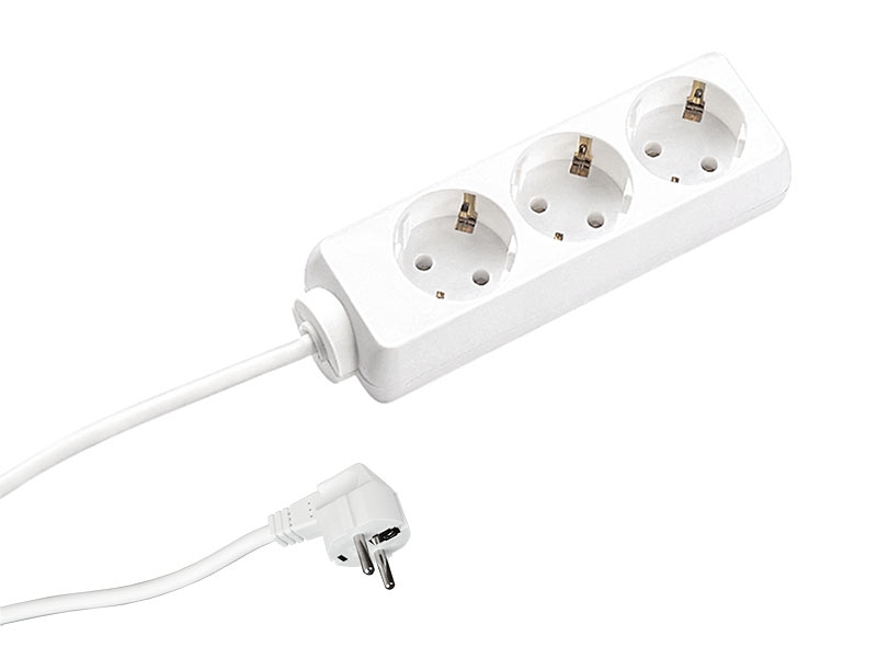 Bachmann SELLY 3-fach Steckdosenleiste mit 1,5m Zuleitung, weiß 387.270S Bachmann SELLY 3-fach Steckdosenleiste mit 1,5m Zuleitung, weiß 387.270S