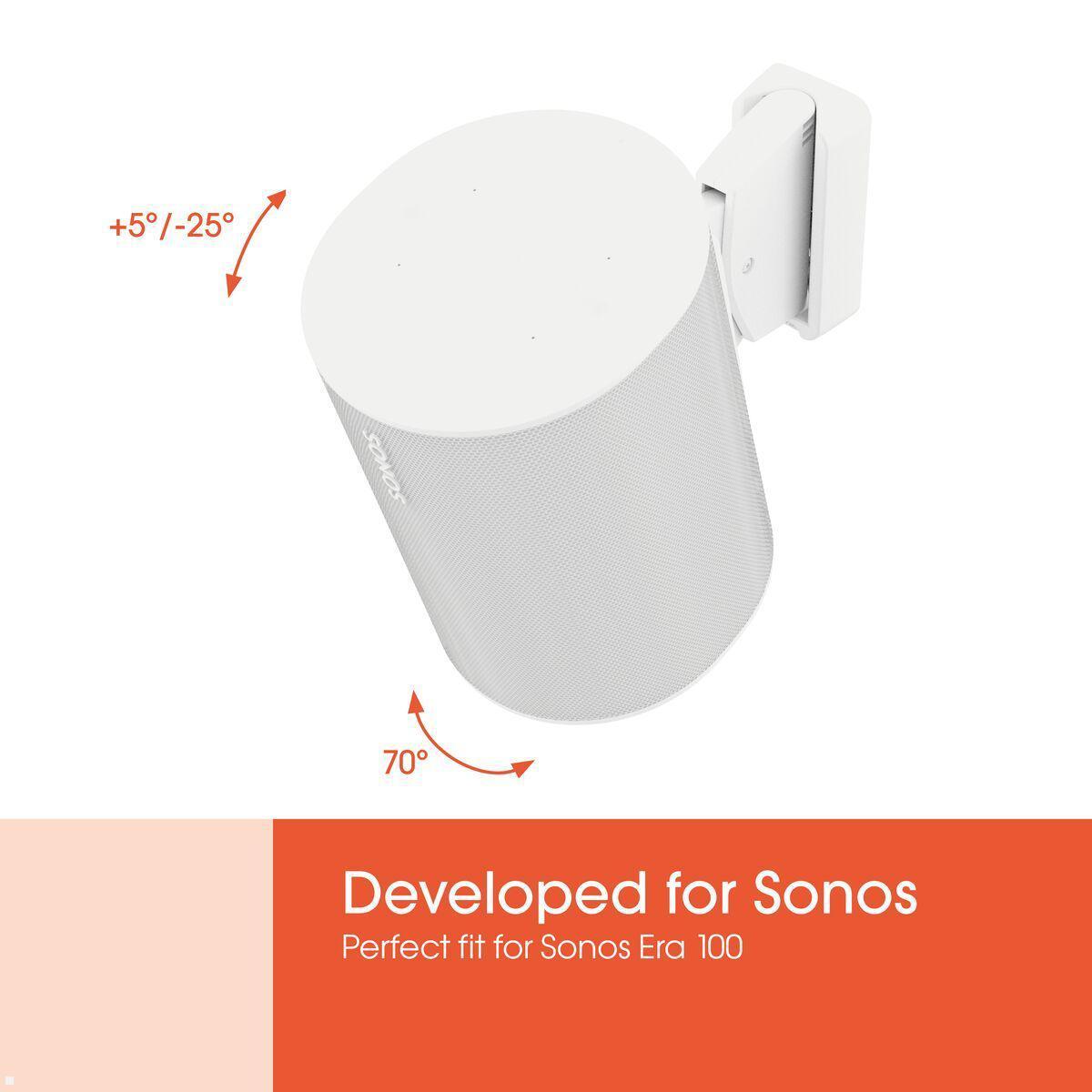 Vogels SWM 4021 Lautsprecher Wandhalterung für Sonos Era 100, Eignung