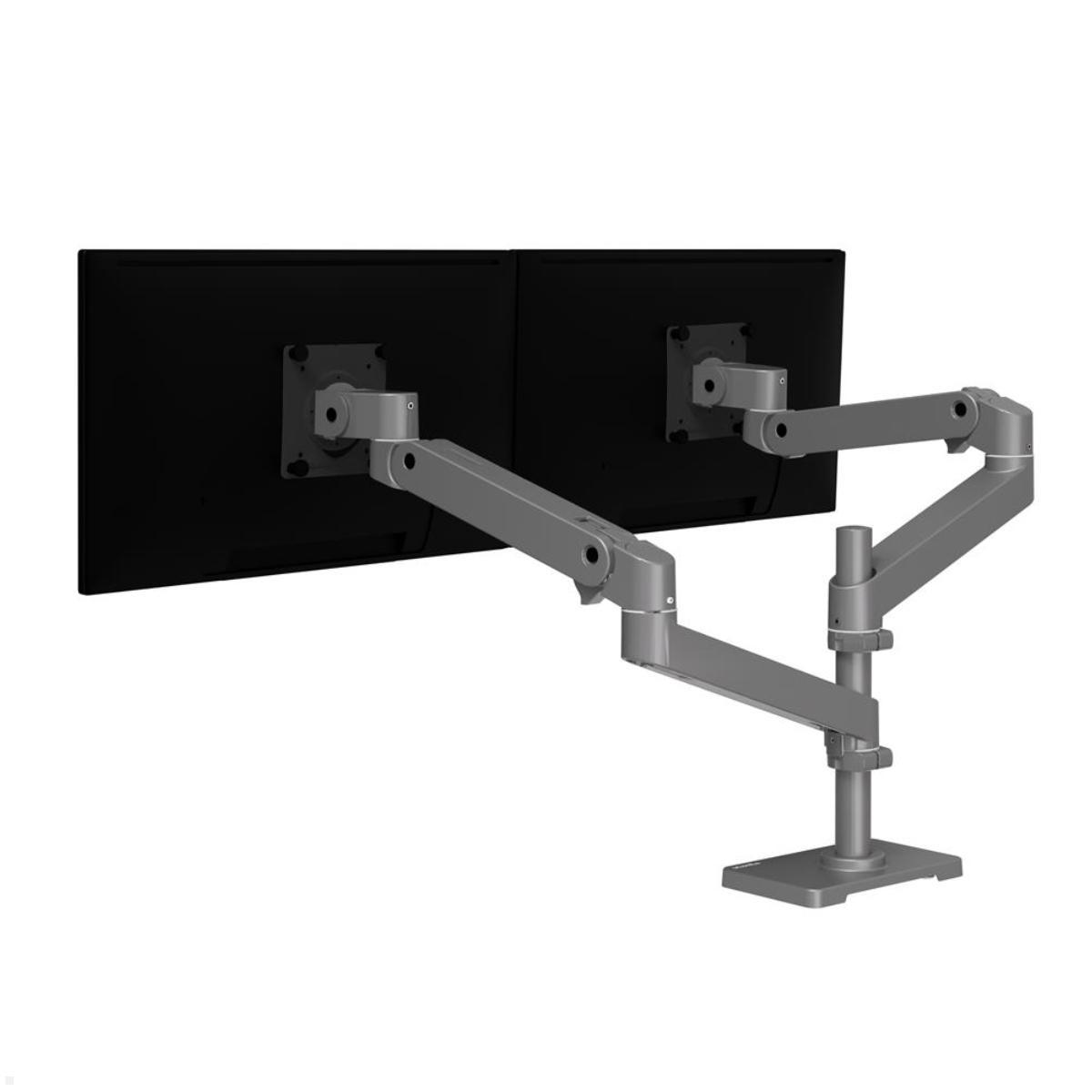 Ergotron LX Pro Dual Monitor Tischhalterung mit hoher Säule (45-690-293)