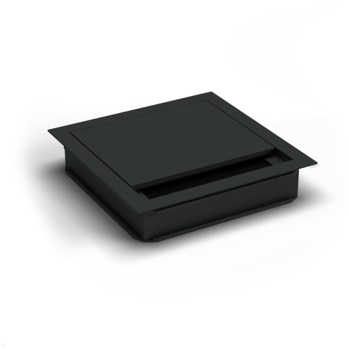 TecLines TKD014B Kabeldurchführung 120x120mm, schwarz TecLines TKD014B Kabeldurchführung 120x120mm, schwarz