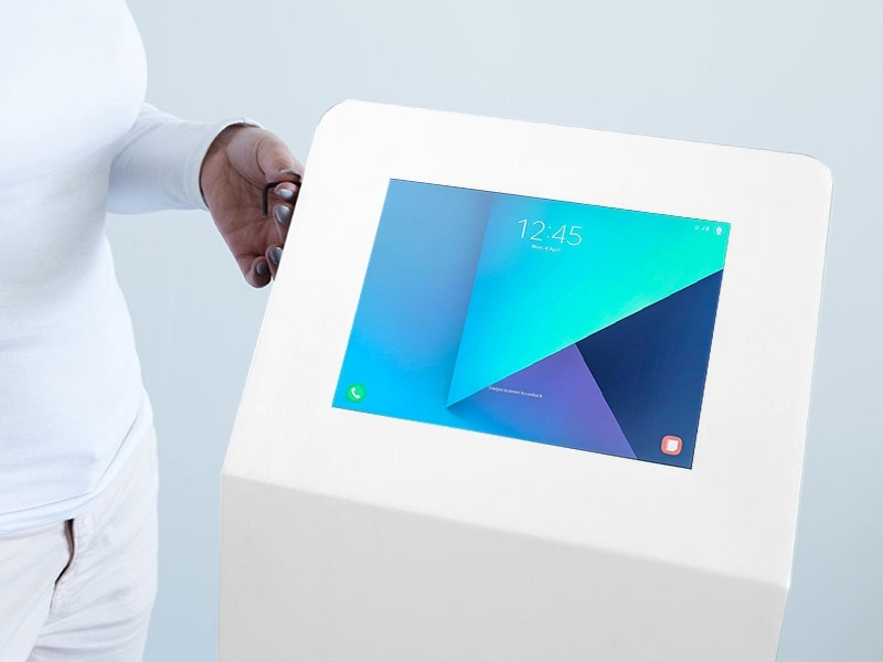 TabLines TBS050 Design Tablet Bodenständer quer, Akku, Samsung Tab S3 9.7 Screen TabLines TBS050 Design Tablet Bodenständer quer, Akku, Samsung Tab S3 9.7 Screen