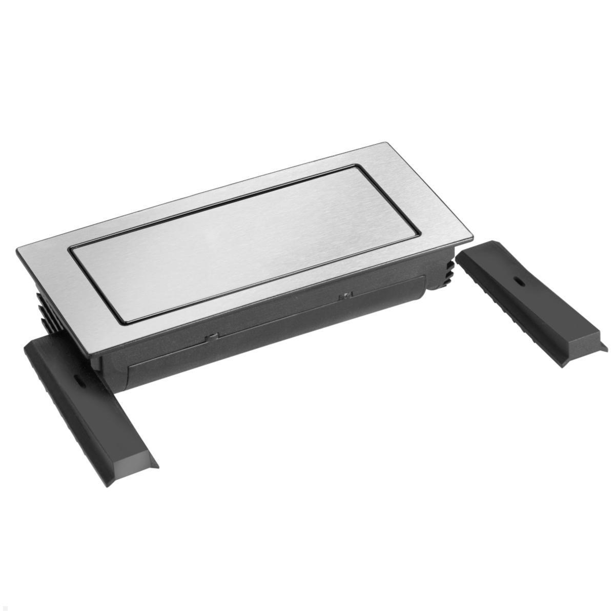 EVOLine BackFlip Cuisine 2x Steckdose mit USB-C Charger, einfache Montage