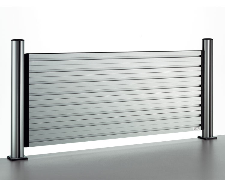 Novus Slatwall Elemente 120 mit TSS-Säule mit Tischklemme (974+1205+000)