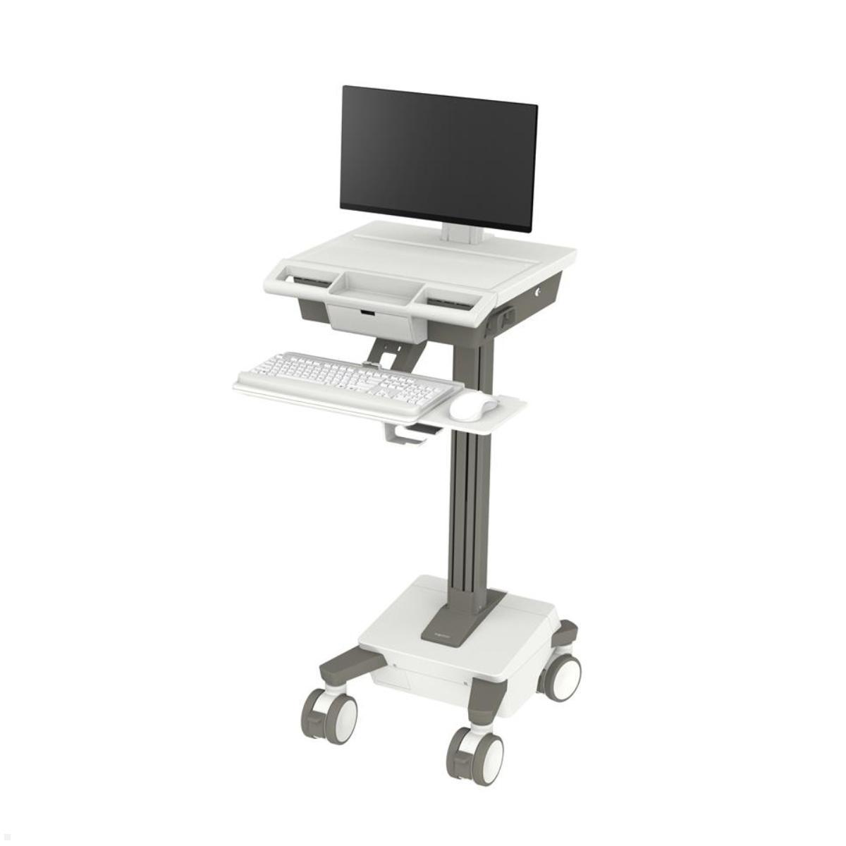 Ergotron Mosaic LCD Visitenwagen (M011-0101-100000-1-0), modularer Pflegewagen