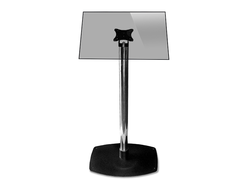 edbak STD04 LCD Bodenstandfuß, silber-schwarz edbak STD04 LCD Bodenstandfuß, silber-schwarz