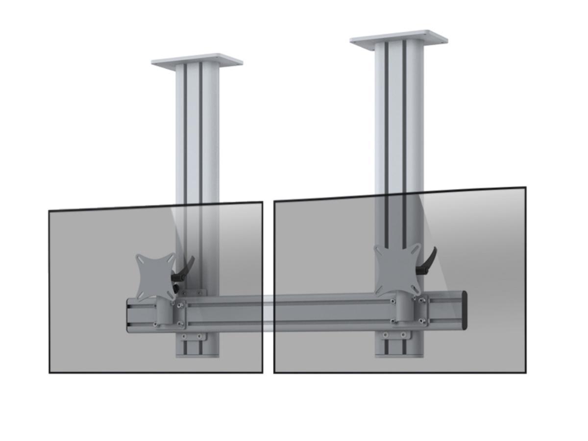 MonLines MDH202G Flat 2-fach Monitor Deckenhalter Alu 25-30 Zoll, grau MonLines MDH202G Flat 2-fach Monitor Deckenhalter Alu 25-30 Zoll, grau