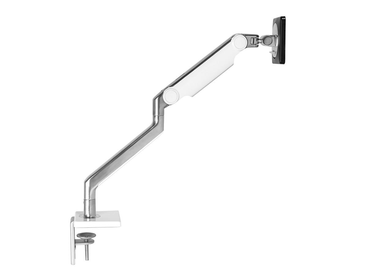 Humanscale M2.1 Monitor Tischhalterung Klemme, weiß, Seitenansicht Humanscale M2.1 Monitor Tischhalterung Klemme, weiß, Seitenansicht