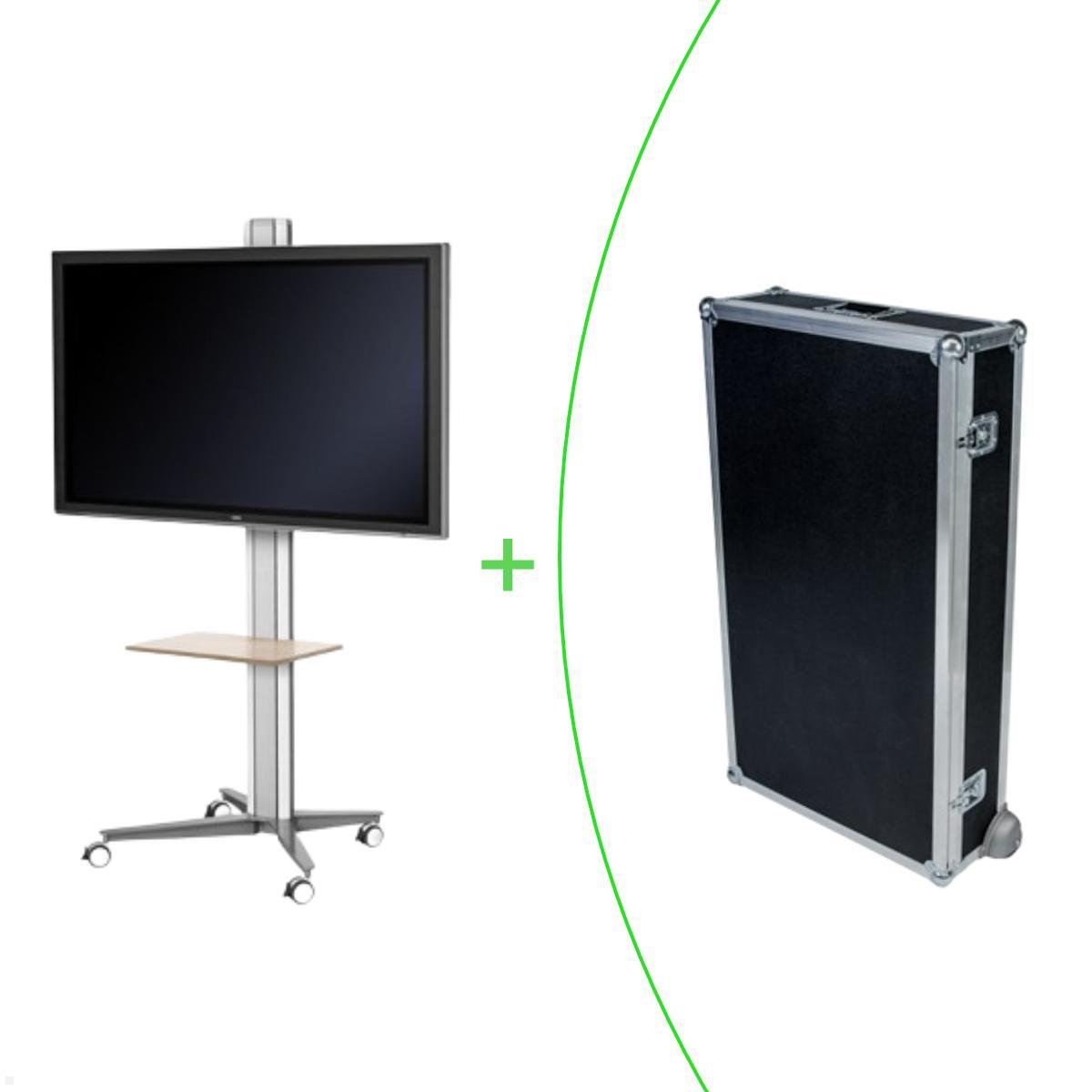 SMS Messekit Set mobiler Monitorständer X FH M 1955 + Transportcase SMS Messekit Set mobiler Monitorständer X FH M 1955 + Transportcase