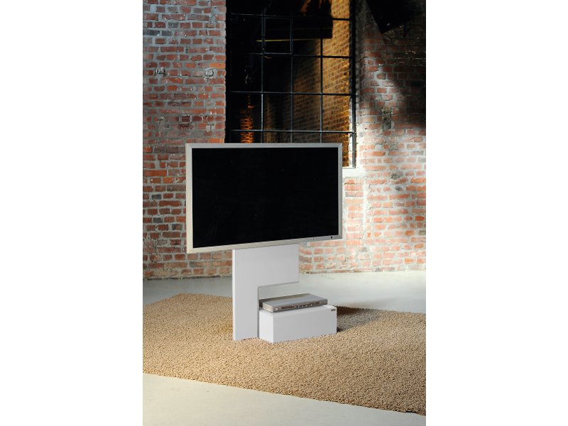 Wissmann move art 115-W TV Standfuß weiß, 40-60 Zoll, Anwendungsbeispiel