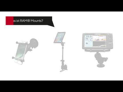 RAM Mounts Basisplatte Diamond (Trapez) mit B-Kugel 1 Zoll (RAM-B-238U)