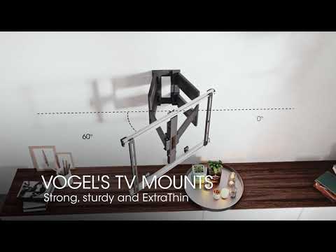 EOL - Vogels THIN 550 flache schwenkbare TV Wandhalterung 40-100Zoll schwarz