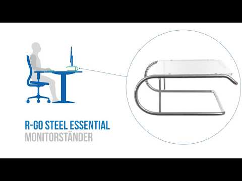 EOL - R-Go Essential Monitorständer RGOSC030, silber