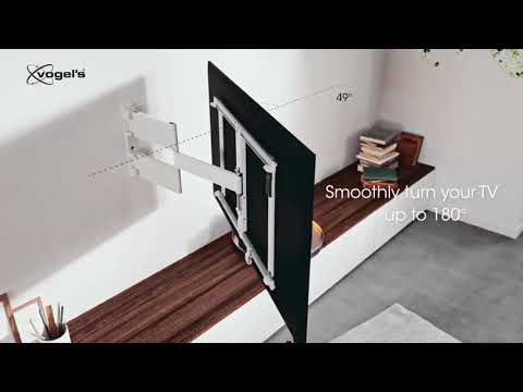 EOL - Vogels THIN 445 flache schwenkbare TV Wandhalterung bis 55 Zoll schwarz