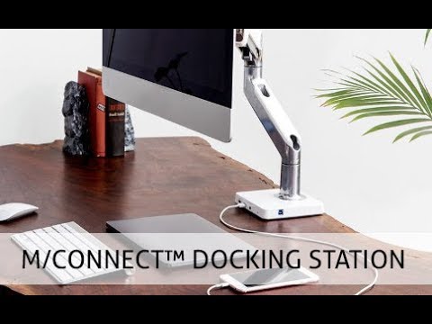 Humanscale M/Connect Dockingstation Tischklemme für M2, weiß