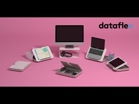 Dataflex Bento ergonomisches Tisch-Set weiß (45.220)