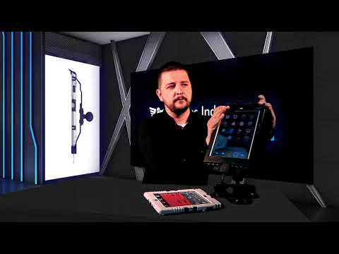 Andres Industries aiShell 11 Schutzgehäuse für iPad mit Auto Ladestation, 3m, schwarz