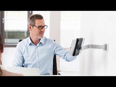 Durable 893423 Universal Tablet Wandhalter Schwenkarm diebstahlsicher