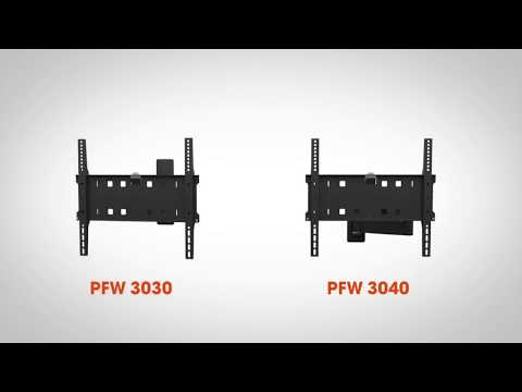 Vogels PFW 3040 Monitor Wandhalter neigbar Diebstahlschutz