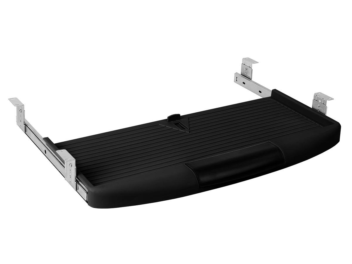 TecLines TUS010B Untertisch Stiftablage - Drehbar, Schwarz, Für Schreibtischorganizer