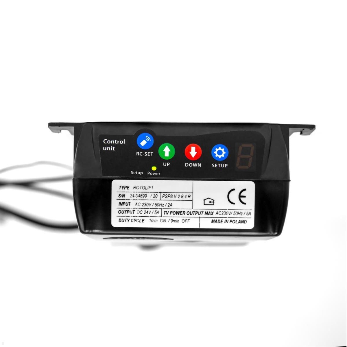 TV Lift drehbar 225L 90R bis 70 Zoll MonLines MLS011BSV